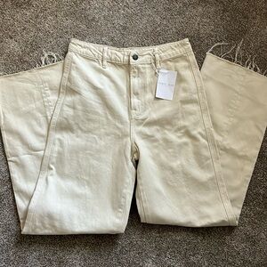 NWT Carly Jean Los Angeles Jaymee Vintage Wide Leg Jeans